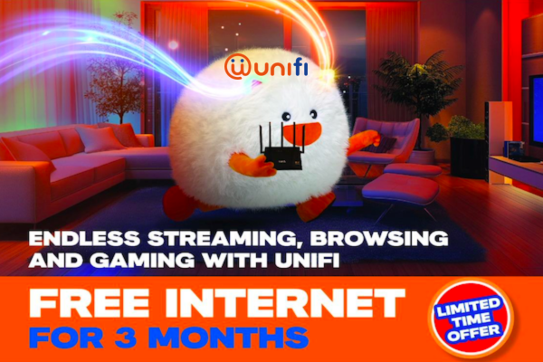 Unifi 3 months free promo